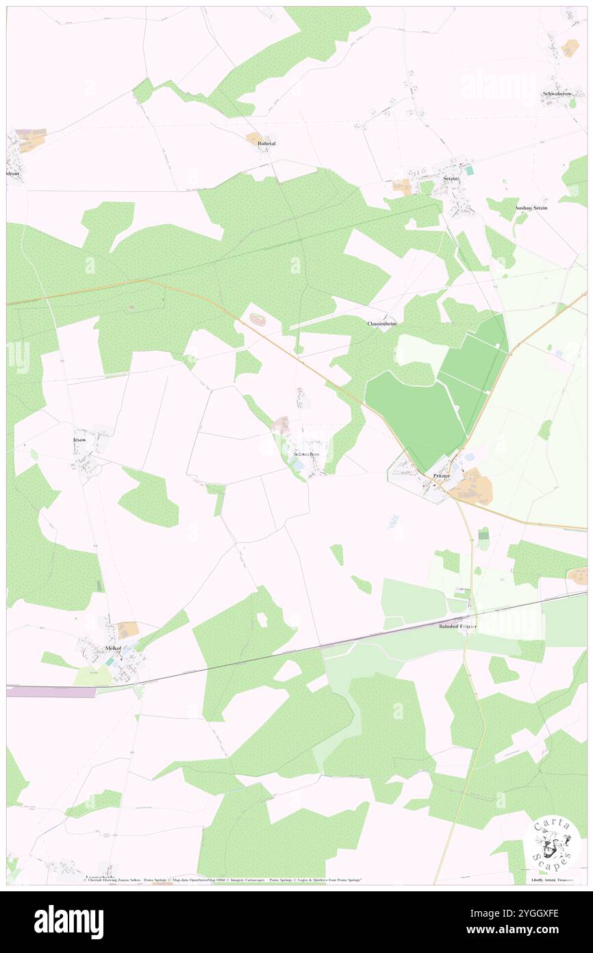 Schwechow, DE, Germania, Meclemburgo-Vorpommern, N 53 22' 57'', N 11 3' 16'', mappa, Cartascapes Mappa pubblicata nel 2024. Esplora Cartascapes, una mappa che rivela i diversi paesaggi, culture ed ecosistemi della Terra. Viaggia attraverso il tempo e lo spazio, scoprendo l'interconnessione del passato, del presente e del futuro del nostro pianeta. Foto Stock