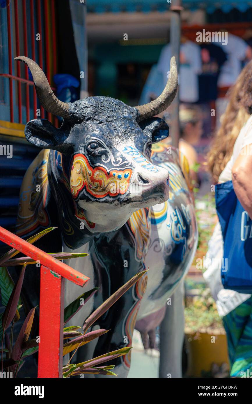 Fotos tomadas en caminito, una calle en Buenos Aires Argentina. Caminito es un Callejón, museo y un pasaje, de gran valor Cultural y Turístico. Foto Stock