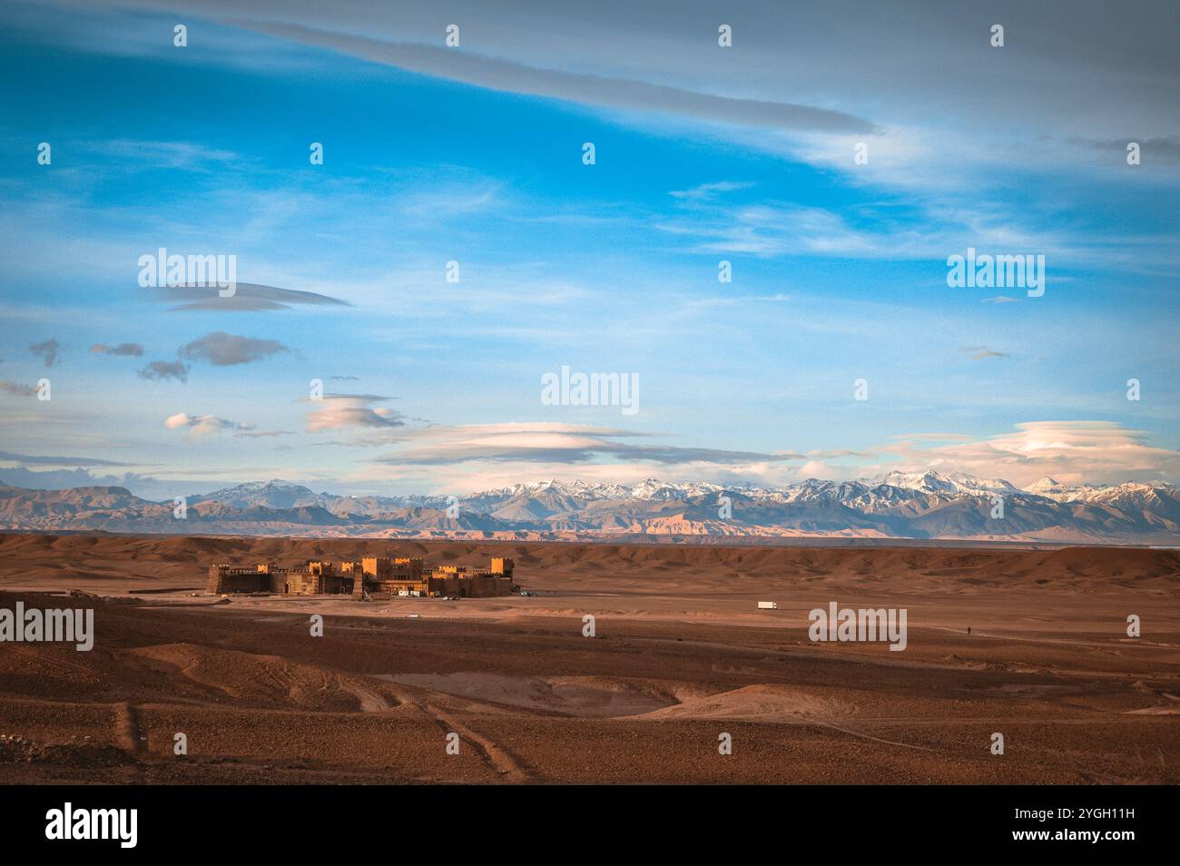 Marocco, montagne dell'Atlante, Ouarzazate, studio cinematografico, Atlas Studios Foto Stock