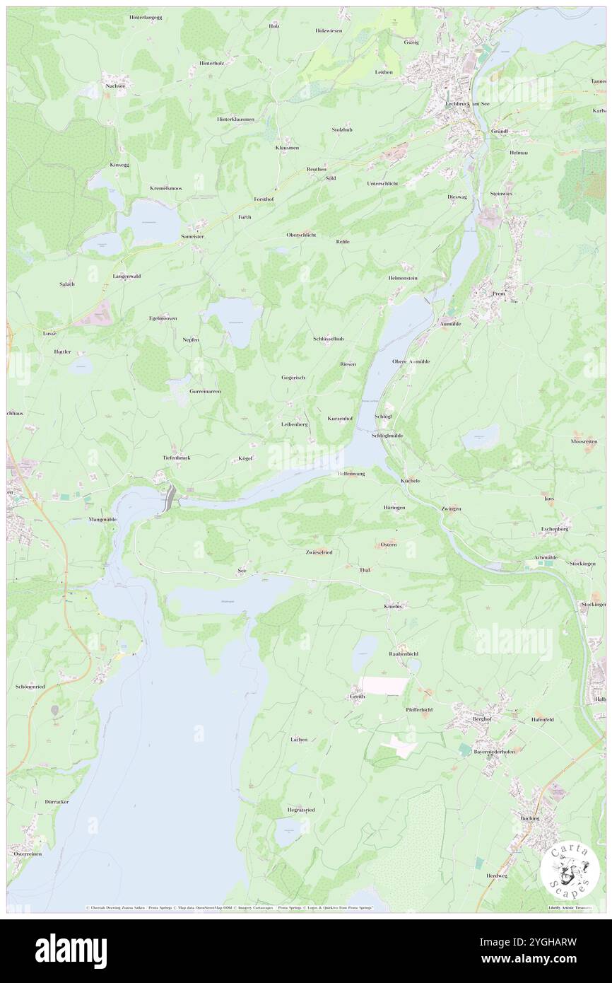 Kogelbach, DE, Germania, Baviera, N 47 39' 30'', N 10 46' 11''', mappa, Cartascapes Mappa pubblicata nel 2024. Esplora Cartascapes, una mappa che rivela i diversi paesaggi, culture ed ecosistemi della Terra. Viaggia attraverso il tempo e lo spazio, scoprendo l'interconnessione del passato, del presente e del futuro del nostro pianeta. Foto Stock