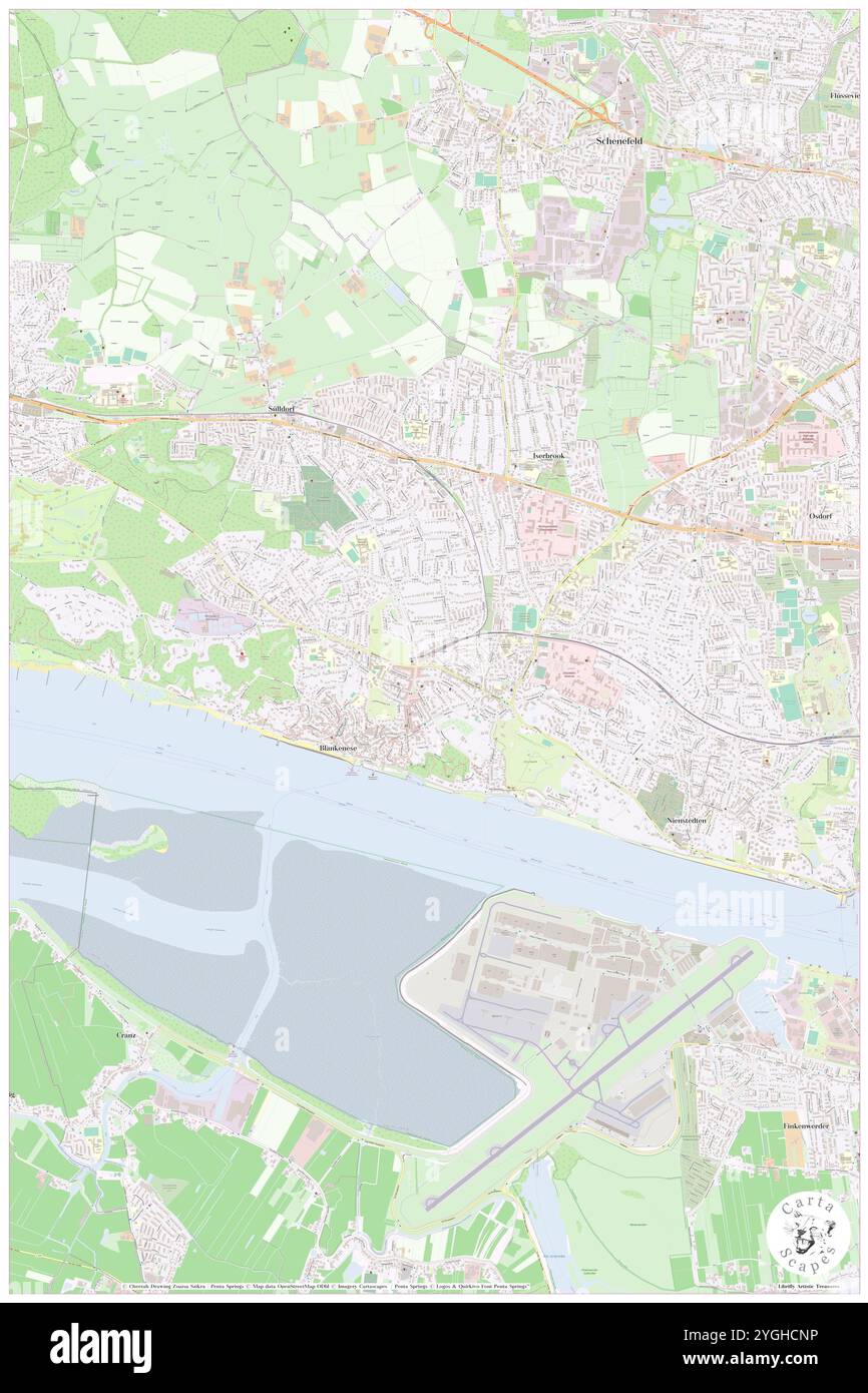 Blankeneses, DE, Germania, Amburgo, N 53 33' 51'', N 9 48' 52'', mappa, Cartascapes Mappa pubblicata nel 2024. Esplora Cartascapes, una mappa che rivela i diversi paesaggi, culture ed ecosistemi della Terra. Viaggia attraverso il tempo e lo spazio, scoprendo l'interconnessione del passato, del presente e del futuro del nostro pianeta. Foto Stock