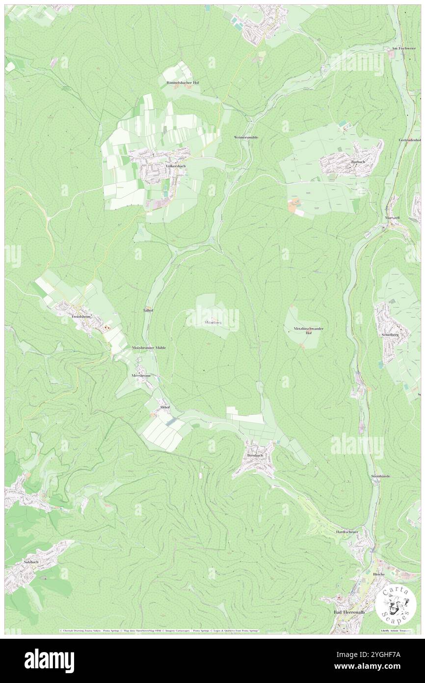 Mittelberg, regione di Karlsruhe, DE, Germania, Baden-Wurttemberg, N 48 50' 44'', N 8 24' 18'', MAP, Cartascapes Map pubblicata nel 2024. Esplora Cartascapes, una mappa che rivela i diversi paesaggi, culture ed ecosistemi della Terra. Viaggia attraverso il tempo e lo spazio, scoprendo l'interconnessione del passato, del presente e del futuro del nostro pianeta. Foto Stock