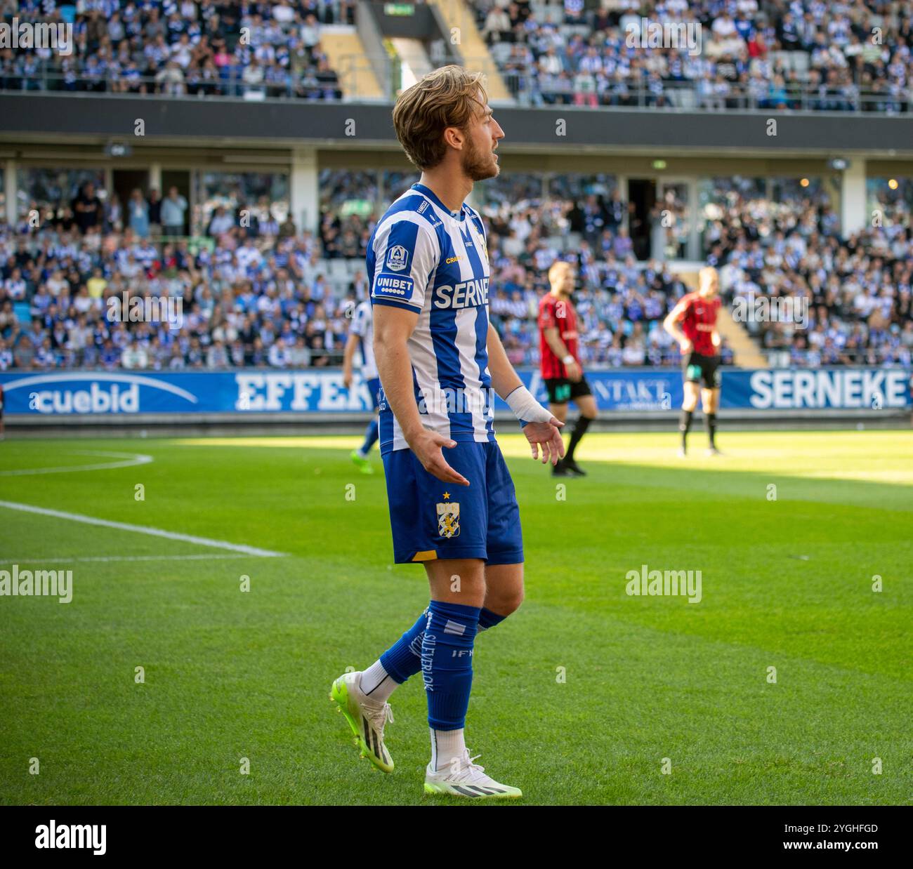 Gothenburg, Svezia. 16 settembre 2023. Giocatore Arbnor Muccelli per l'IFK Gothenburg durante la partita contro il Brommapojkarna in allsvenskan svedese. Foto Stock