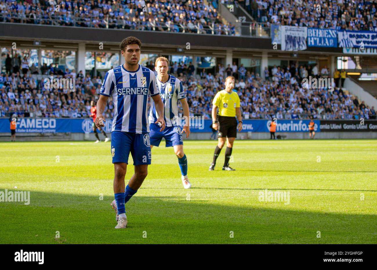 Gothenburg, Svezia. 16 settembre 2023. Thomas Santos per l'IFK Gothenburg durante la partita contro il Brommapojkarna in Allsvenskan svedese. Foto Stock