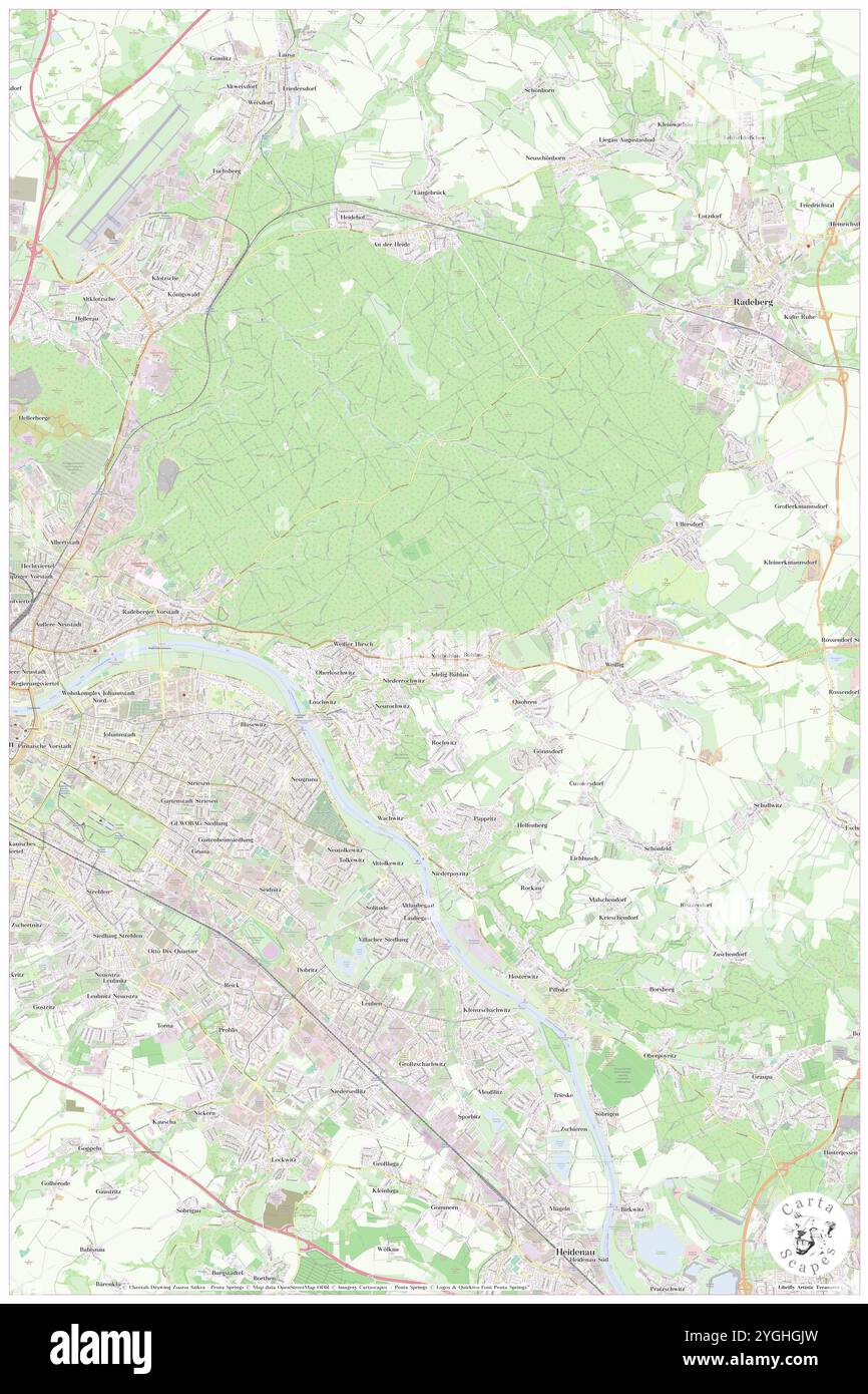 Loschwitz, DE, Germania, Sassonia, N 51 4' 41'', N 13 50' 42'', mappa, Cartascapes Mappa pubblicata nel 2024. Esplora Cartascapes, una mappa che rivela i diversi paesaggi, culture ed ecosistemi della Terra. Viaggia attraverso il tempo e lo spazio, scoprendo l'interconnessione del passato, del presente e del futuro del nostro pianeta. Foto Stock