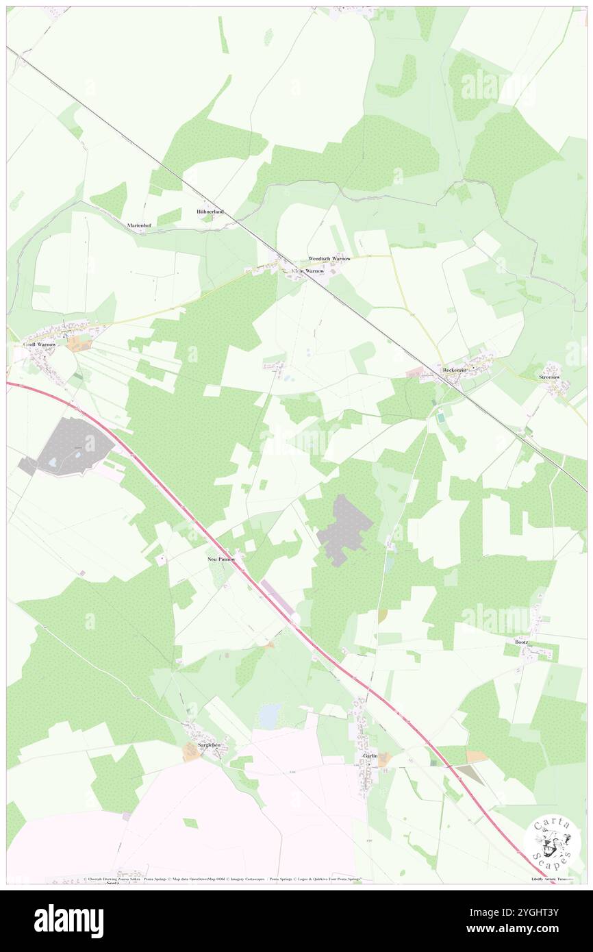 Roggerberg, DE, Germania, Brandeburgo, N 53 13' 0'', N 11 40' 0'', mappa, Cartascapes Mappa pubblicata nel 2024. Esplora Cartascapes, una mappa che rivela i diversi paesaggi, culture ed ecosistemi della Terra. Viaggia attraverso il tempo e lo spazio, scoprendo l'interconnessione del passato, del presente e del futuro del nostro pianeta. Foto Stock