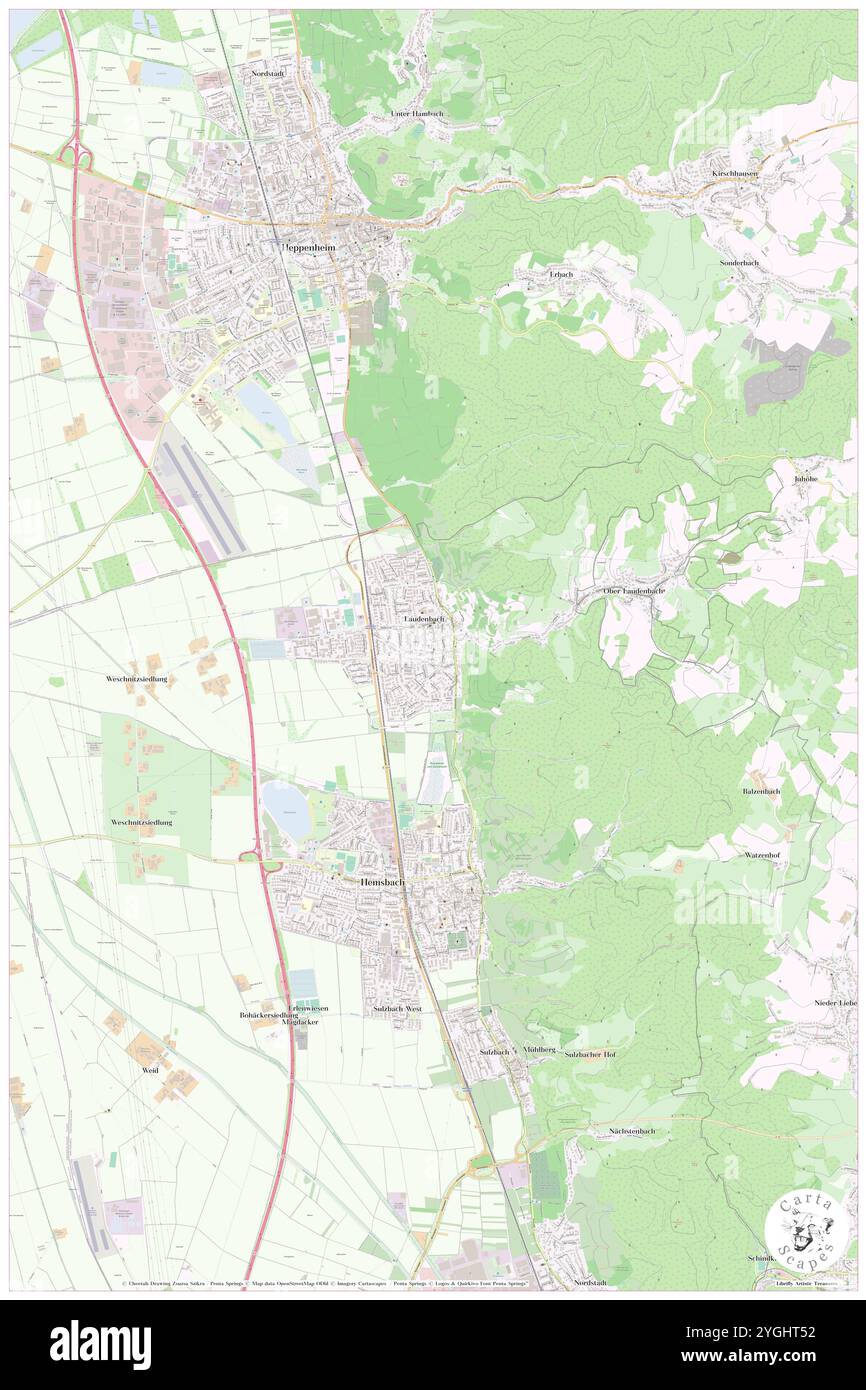 Rathaus Laudenbach, regione di Karlsruhe, DE, Germania, Baden-Wurttemberg, N 49 36' 35'', N 8 39' 7'', MAP, Cartascapes Map pubblicata nel 2024. Esplora Cartascapes, una mappa che rivela i diversi paesaggi, culture ed ecosistemi della Terra. Viaggia attraverso il tempo e lo spazio, scoprendo l'interconnessione del passato, del presente e del futuro del nostro pianeta. Foto Stock