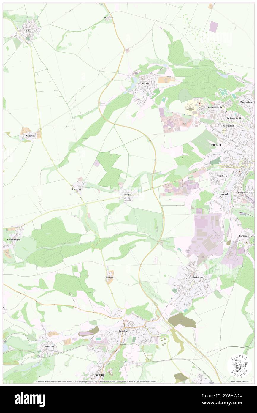 Meisberg, DE, Germania, Sassonia-Anhalt, N 51 38' 16'', N 11 27' 55'', mappa, Cartascapes Mappa pubblicata nel 2024. Esplora Cartascapes, una mappa che rivela i diversi paesaggi, culture ed ecosistemi della Terra. Viaggia attraverso il tempo e lo spazio, scoprendo l'interconnessione del passato, del presente e del futuro del nostro pianeta. Foto Stock