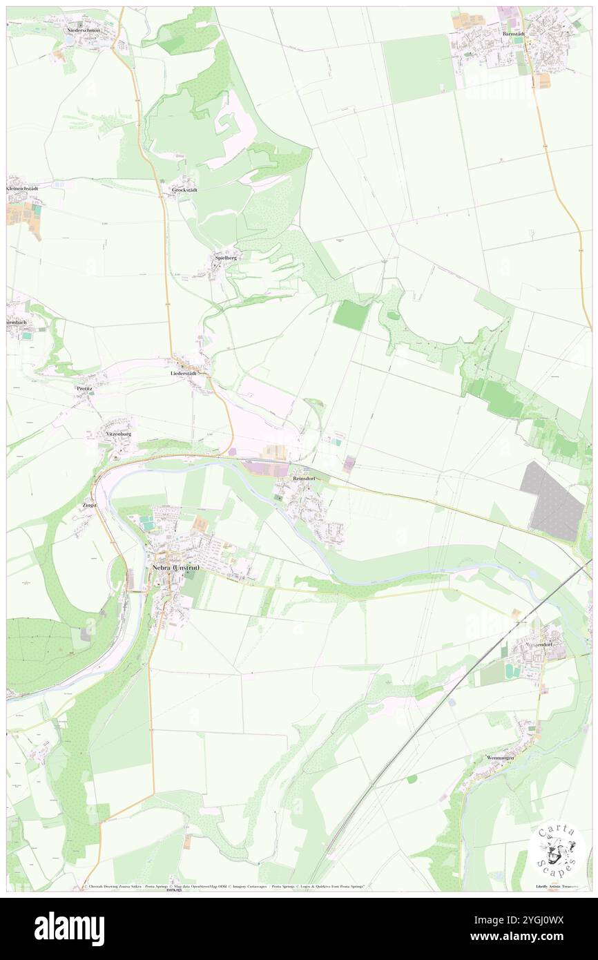 Klosterhaeuser, DE, Germania, Sassonia-Anhalt, N 51 17' 59'', N 11 35' 59'', mappa, Cartascapes Mappa pubblicata nel 2024. Esplora Cartascapes, una mappa che rivela i diversi paesaggi, culture ed ecosistemi della Terra. Viaggia attraverso il tempo e lo spazio, scoprendo l'interconnessione del passato, del presente e del futuro del nostro pianeta. Foto Stock