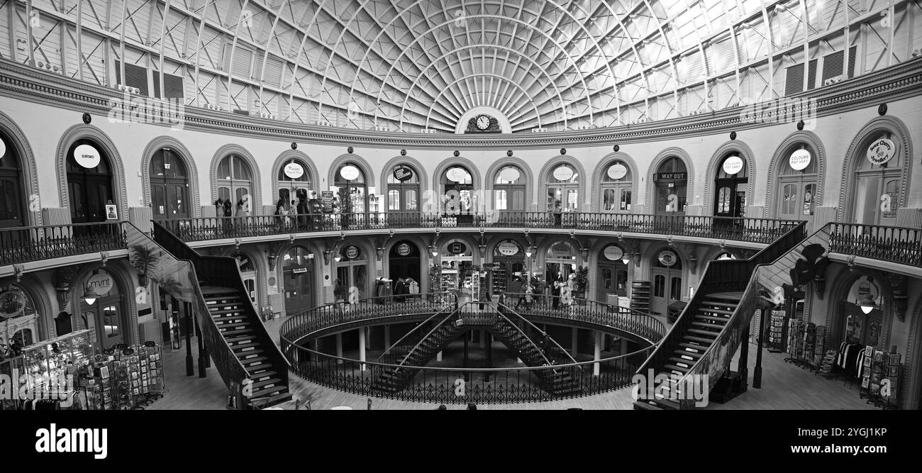 Leeds Corn Exchange, architettura vittoriana, Call Lane, Leeds. West Yorkshire Foto Stock