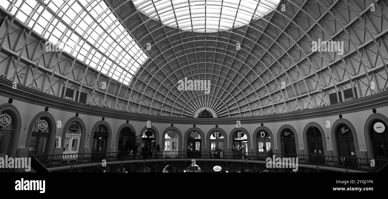 Leeds Corn Exchange, architettura vittoriana, Call Lane, Leeds. West Yorkshire Foto Stock