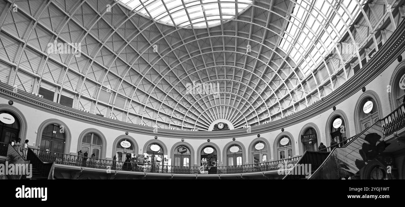 Leeds Corn Exchange, architettura vittoriana, Call Lane, Leeds. West Yorkshire Foto Stock