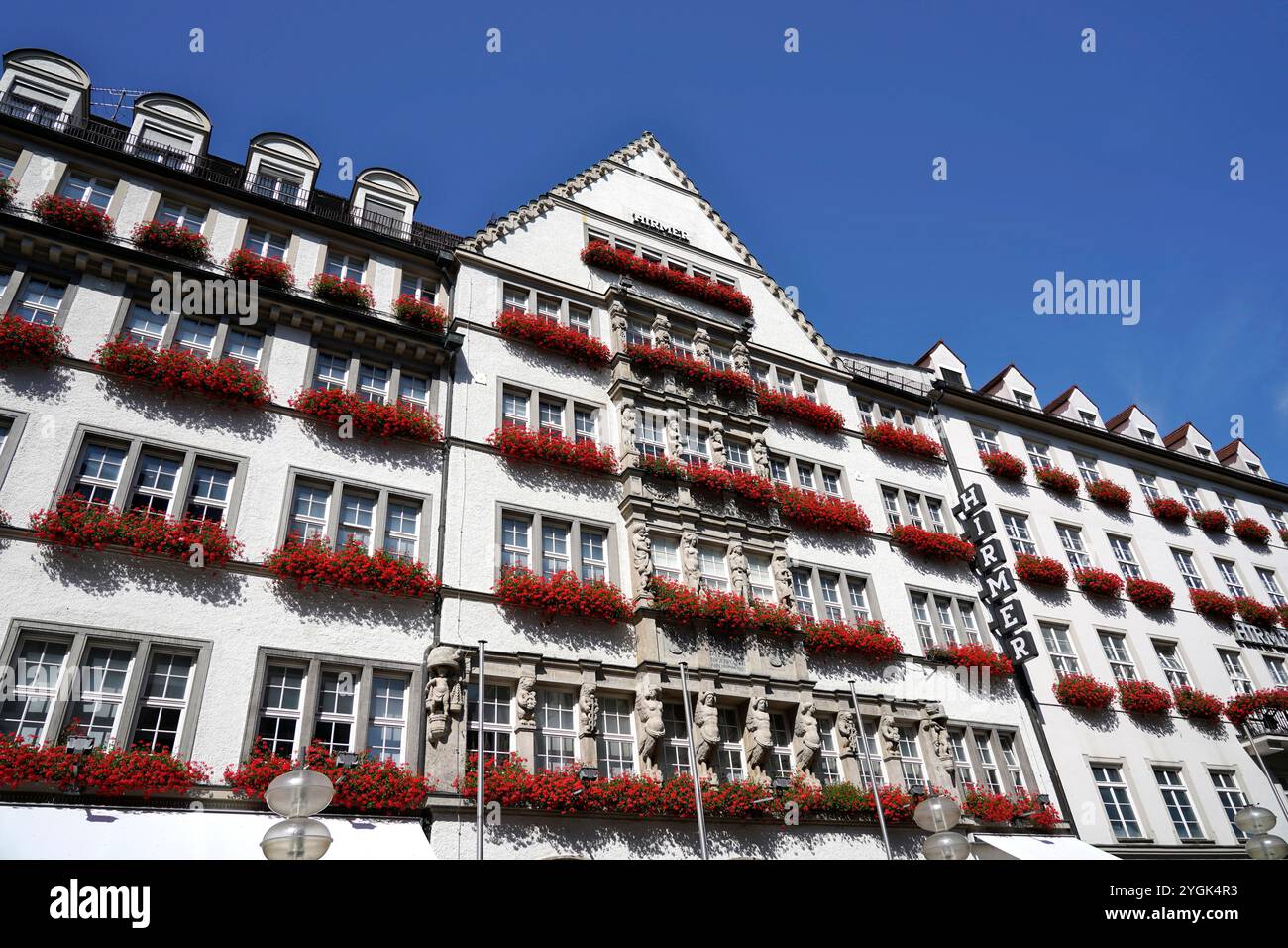 Germania, Baviera, Monaco di Baviera, città vecchia, zona pedonale, Kaufinger Straße, Kaufhaus Hirmer Foto Stock