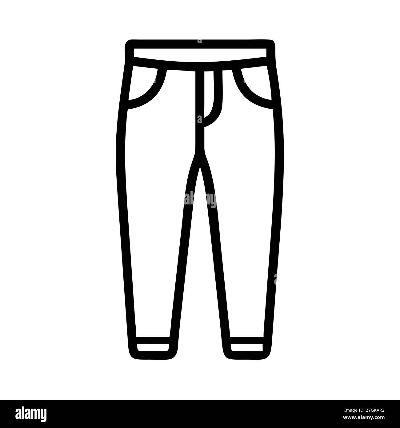 semplice illustrazione vettoriale di un chino , in uno stile semplice e pulito, per la grafica aziendale e di moda. illustrazione abiti piatti. Illustrazione Vettoriale