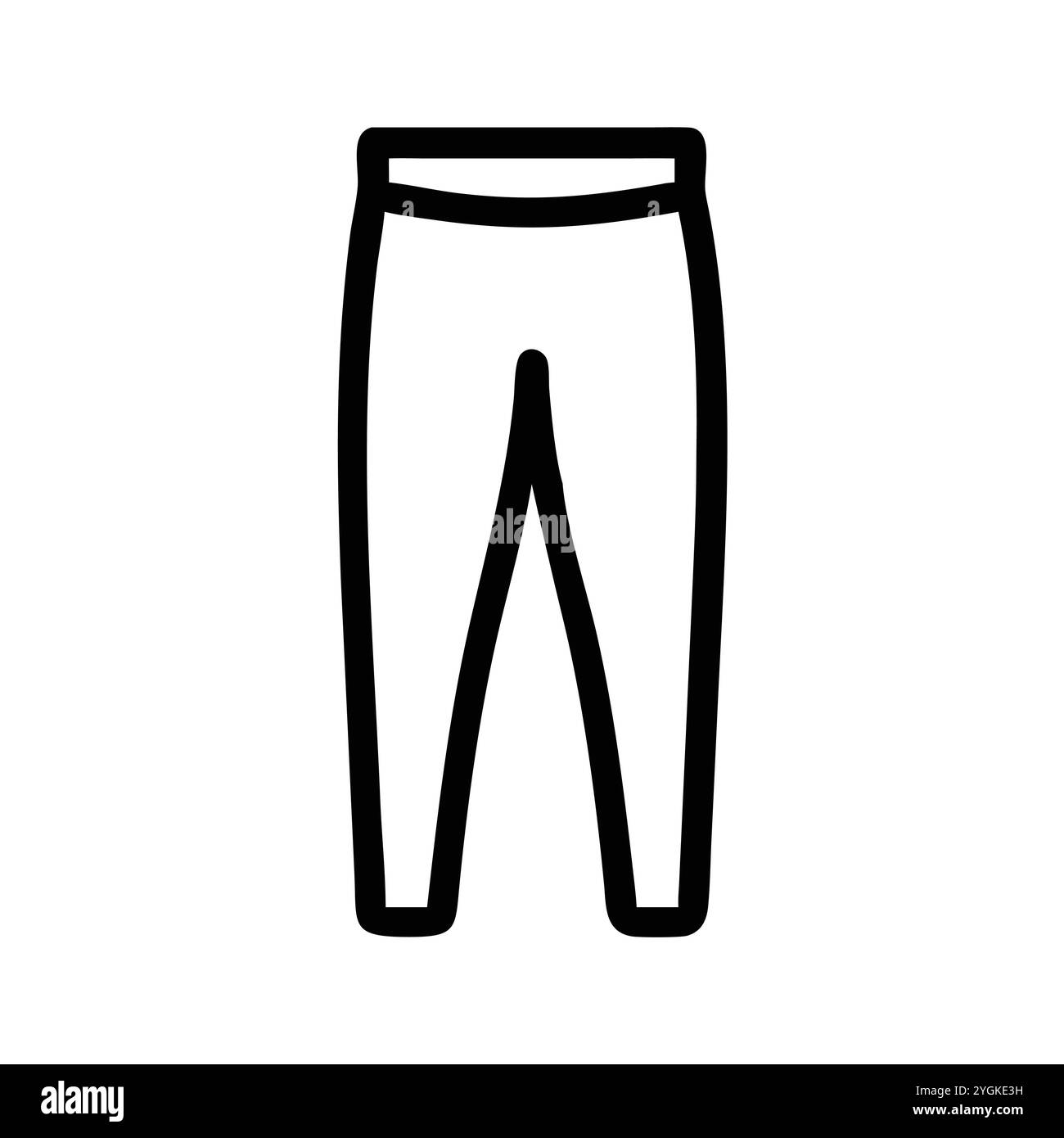 semplice illustrazione vettoriale di un leggings , in uno stile semplice e pulito, per grafica business e fashion. illustrazione abiti piatti. Illustrazione Vettoriale