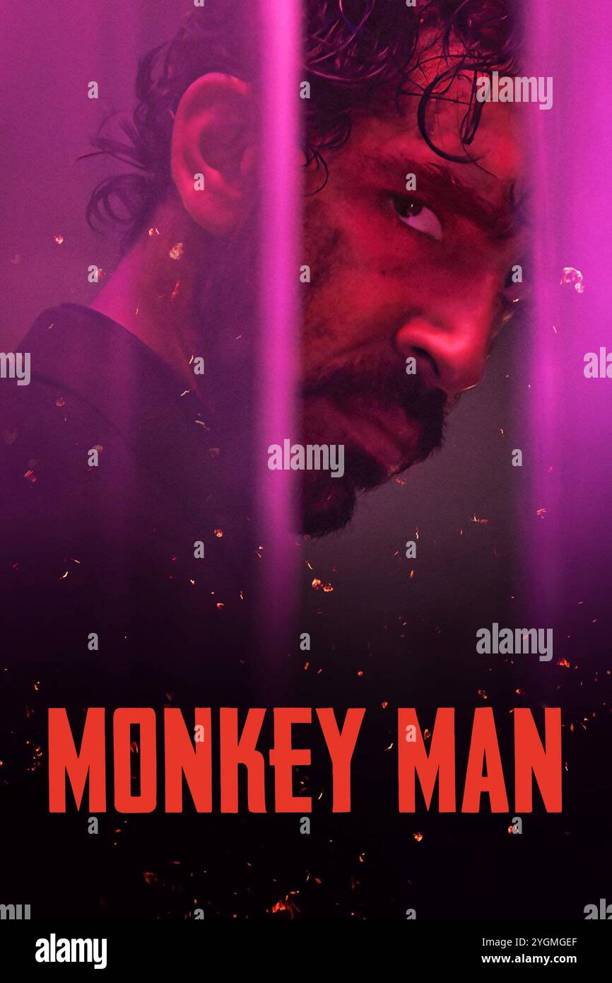 DEV PATEL in MONKEY MAN (2024), diretto da DEV PATEL. Crediti: Thunder Road Pictures / album Foto Stock