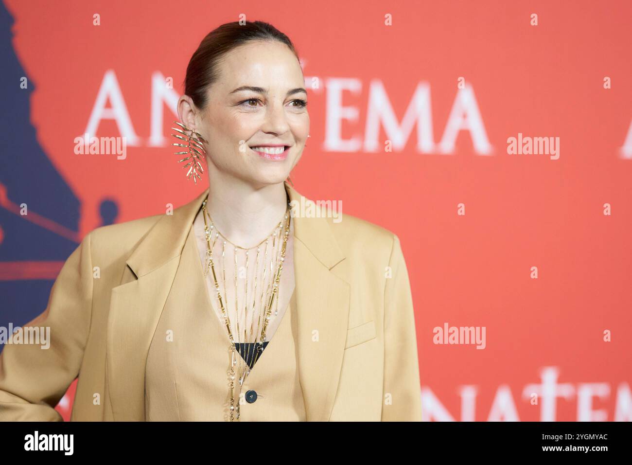 Madrid, Spagna. 8 novembre 2024. Leonor Watling partecipa a "Anatema" Photocall presso la sede centrale di Sony Spain l'8 novembre 2024 a Madrid, Spagna. Crediti: Album/Alamy Live News Foto Stock