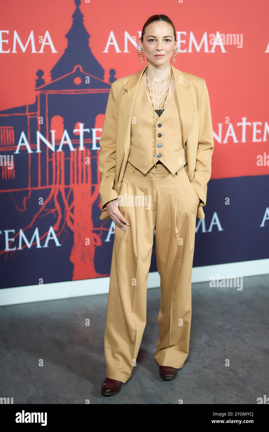 Madrid, Spagna. 8 novembre 2024. Leonor Watling partecipa a "Anatema" Photocall presso la sede centrale di Sony Spain l'8 novembre 2024 a Madrid, Spagna. Crediti: Album/Alamy Live News Foto Stock