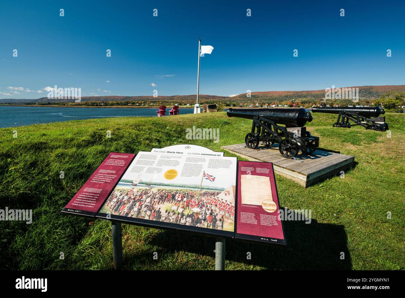 Fort Anne   Annapolis Royal, nuova Scozia, CAN Foto Stock