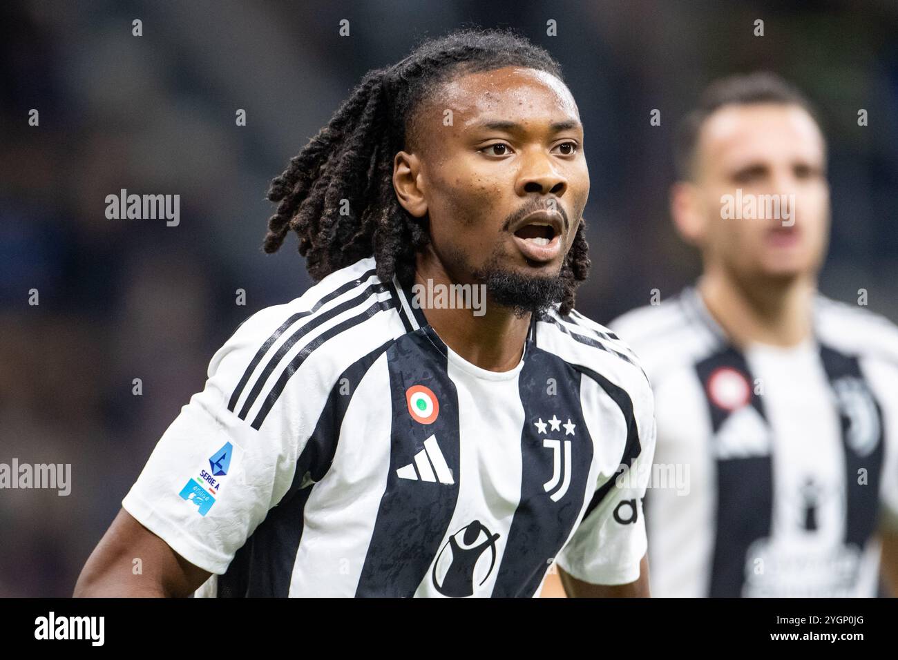 Milano, Italia. Stadio Giuseppe Meazza a San Siro. 27 ottobre 2024. Campionato Italiano EniLive Football 2024-25. Inter-Juventus 4-4. Khephren gio Foto Stock