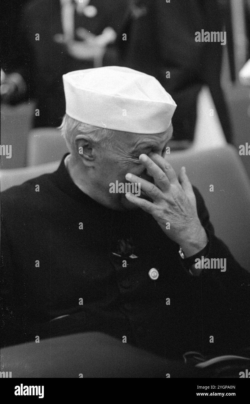 Bẹlgrader Konferẹnz, conferenza degli stati non allineati dal al 6 settembre 1961, in cui è stata creata l'Alleanza degli Stati non allineati. Jawaharlal Nehru, primo ministro indiano. [traduzione automatizzata] Foto Stock