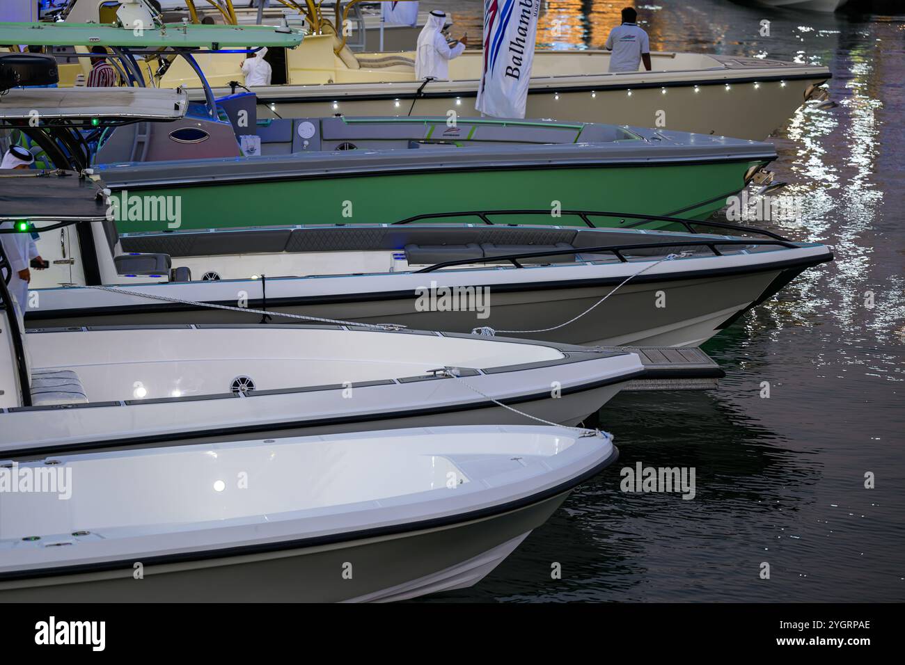 Doha, Qatar. 8 novembre 2024 il Qatar Boat Show 2024 Foto Stock