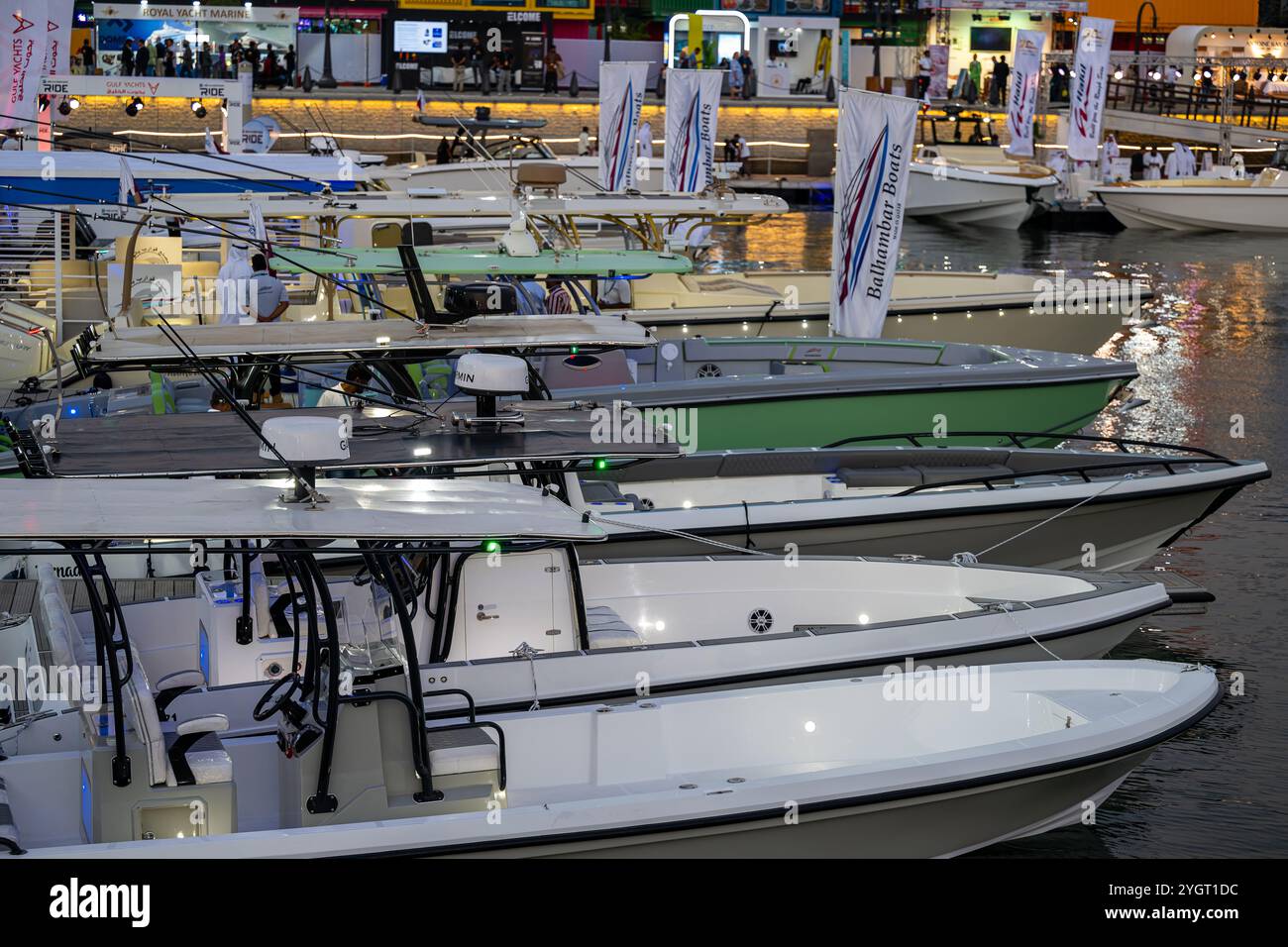 Doha, Qatar. 8 novembre 2024 il Qatar Boat Show 2024 Foto Stock