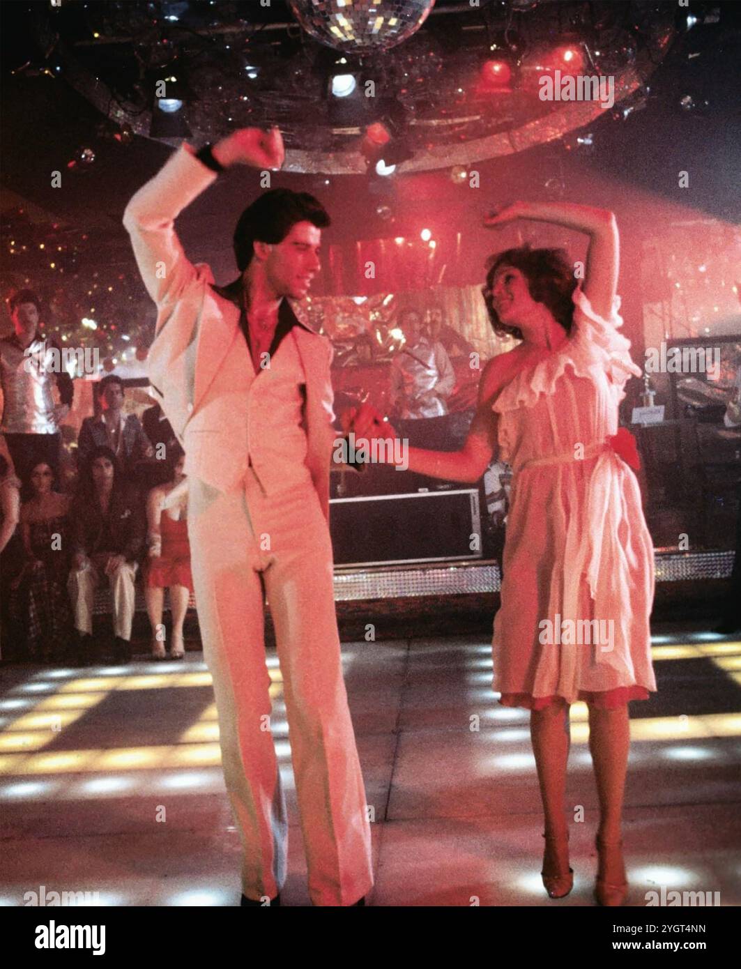 SABATO SERA FEBBRE 1977 Paramount Pictures film con John Travolta e Karen Gorney Foto Stock