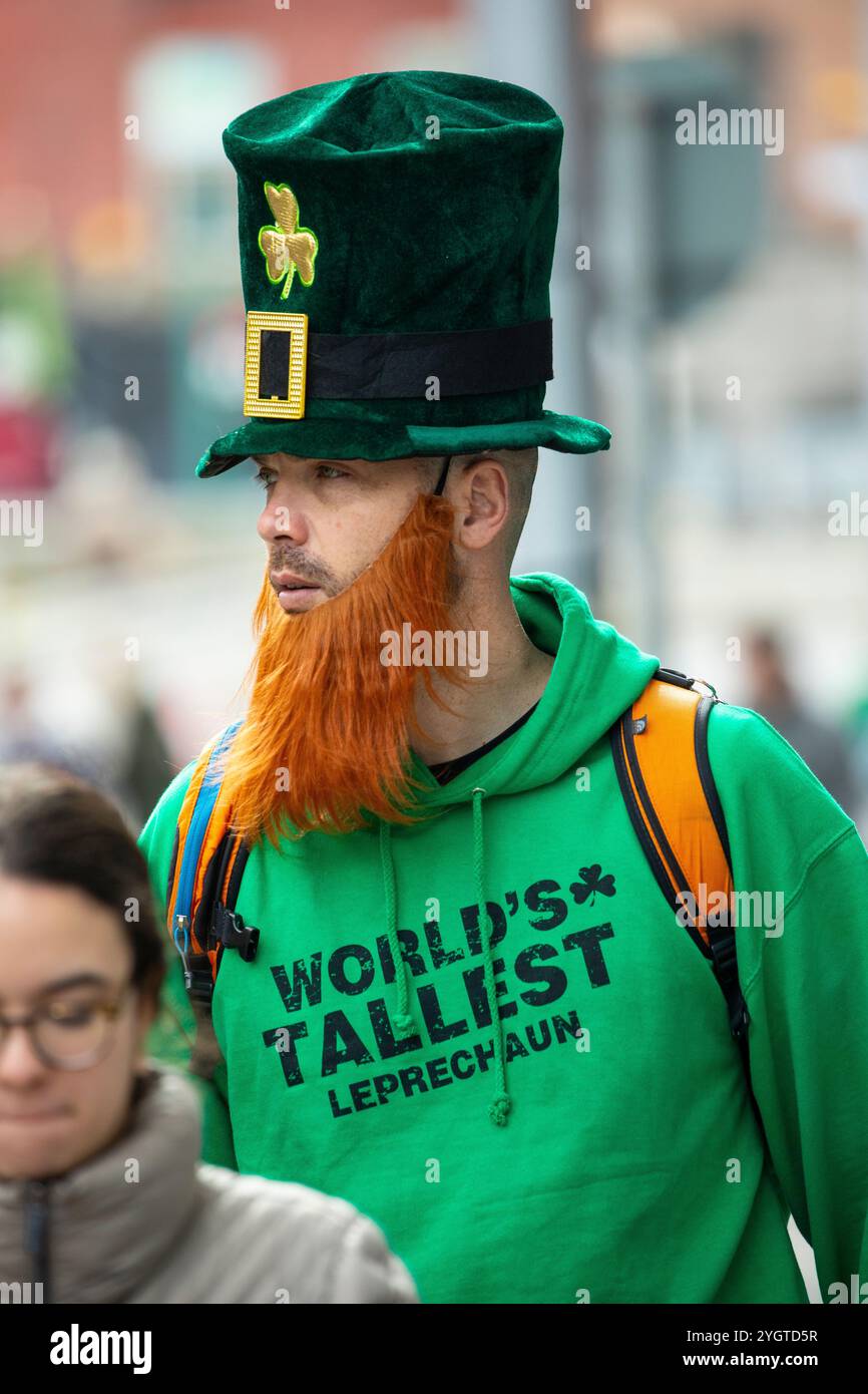 La festa di San Patrizio Foto Stock