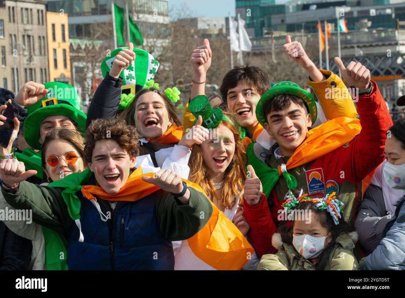 La festa di San Patrizio Foto Stock