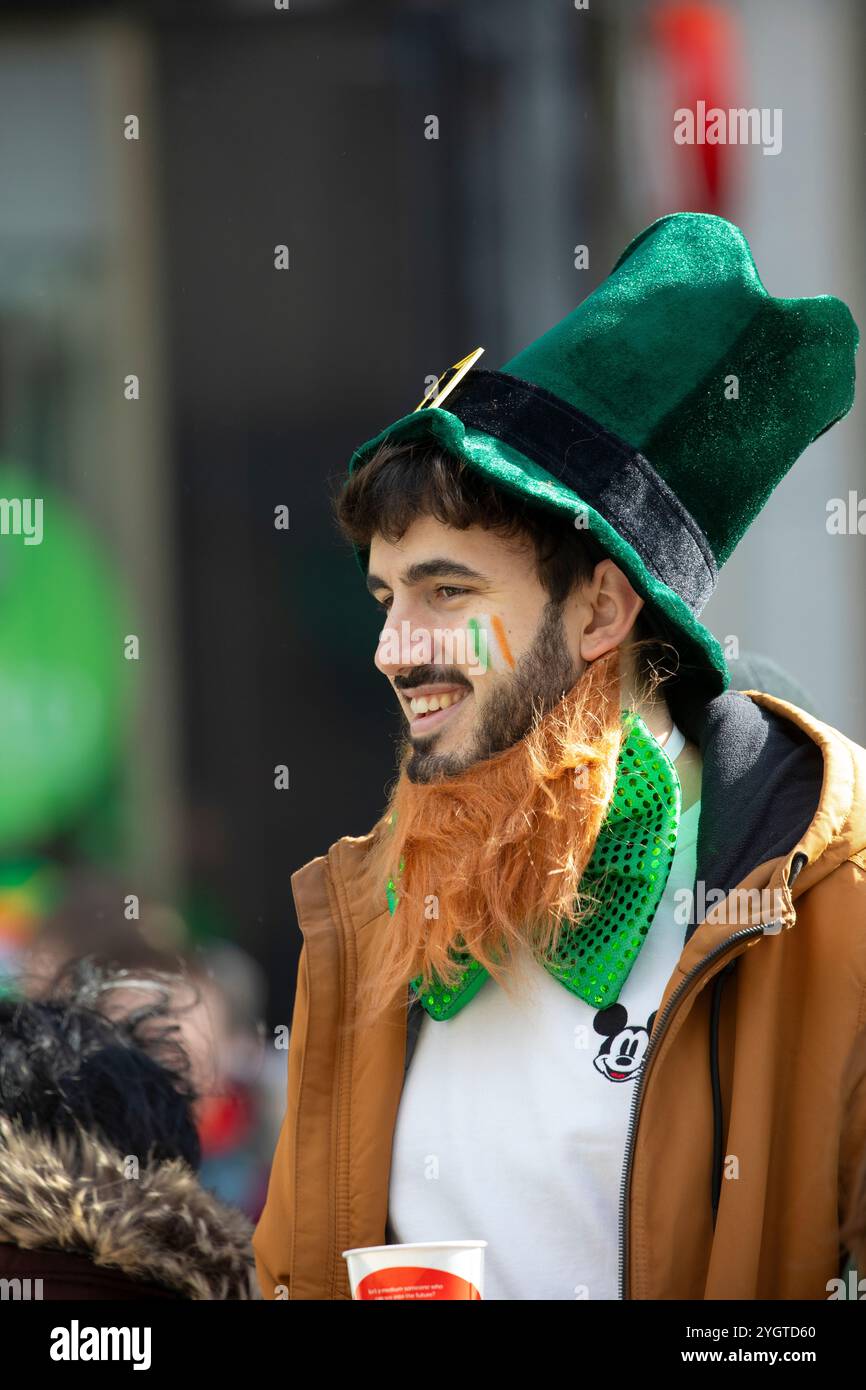 La festa di San Patrizio Foto Stock