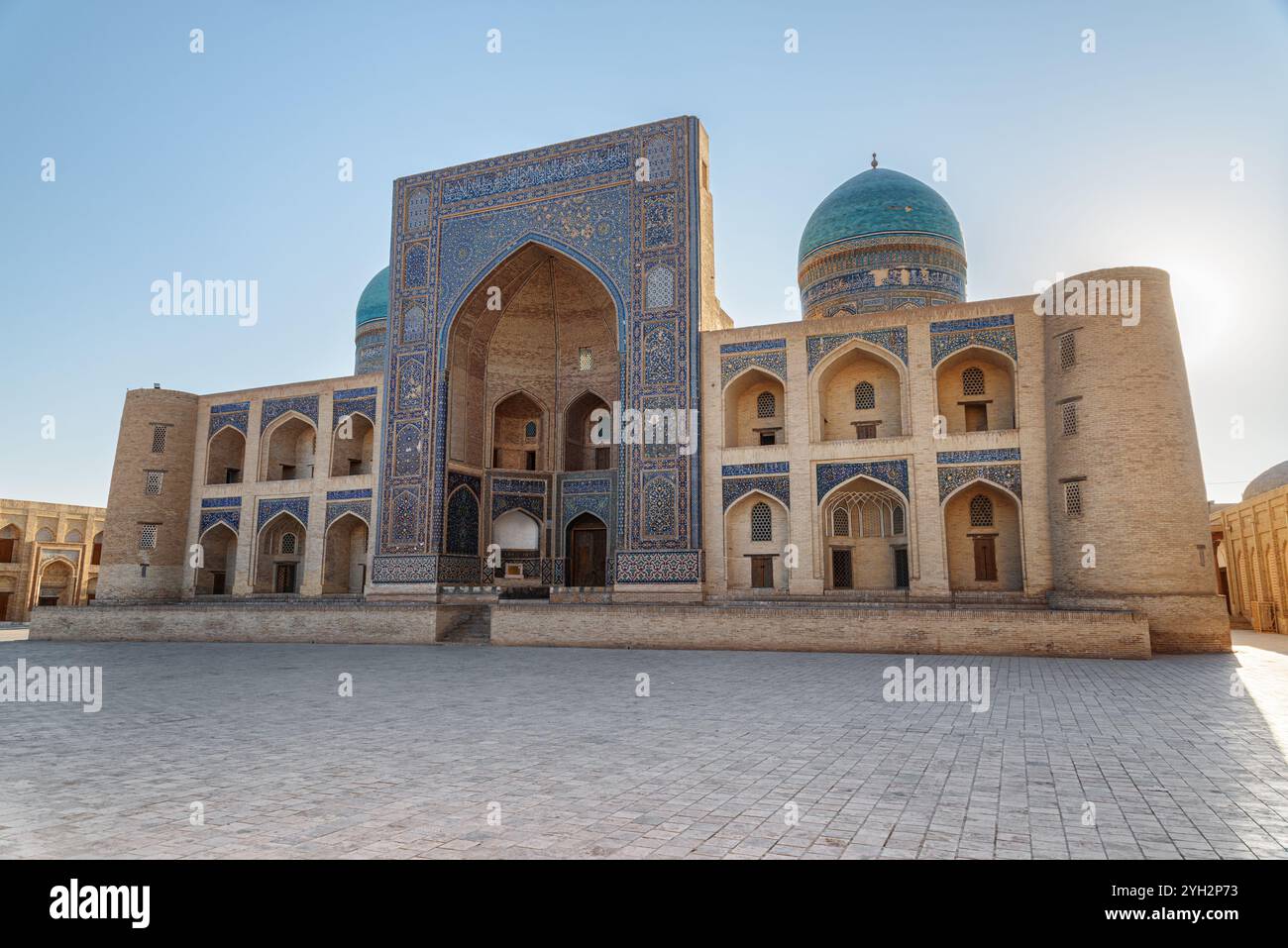 La Madrasa Mir-i-Arab al complesso po-i-Kalan a Bukhara Foto Stock