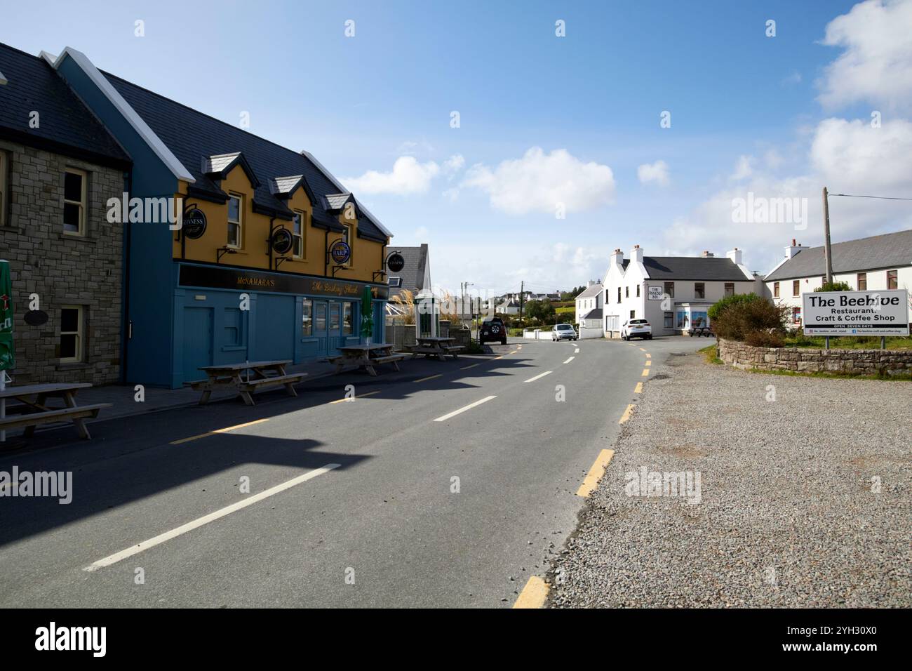 villaggio di keel achill, contea di mayo, repubblica d'irlanda Foto Stock