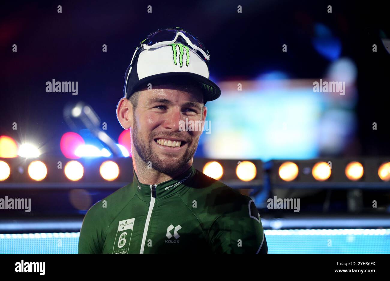 Foto del file datata 27/10/19 di Mark Cavendish. Sir Mark Cavendish ha annunciato che il Singapore Criterium di domenica sarà l'ultima gara della sua carriera ciclistica professionale. Data di pubblicazione: Sabato 9 novembre 2024. Foto Stock