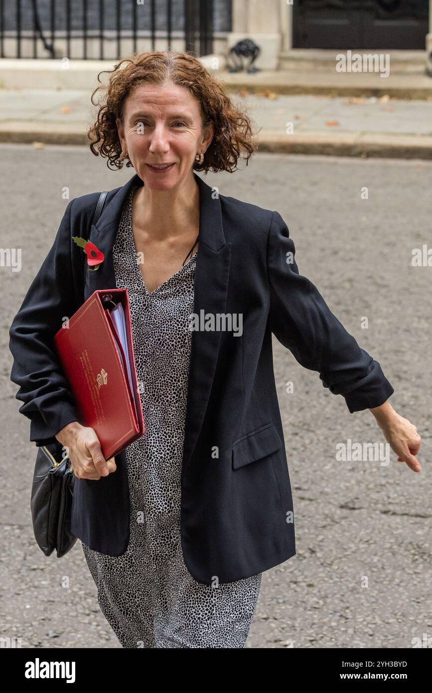 Anneliese Dodds, partecipa alla riunione di gabinetto pre-budget al 10 di Downing Street. Crediti: Amanda Rose/Alamy Foto Stock