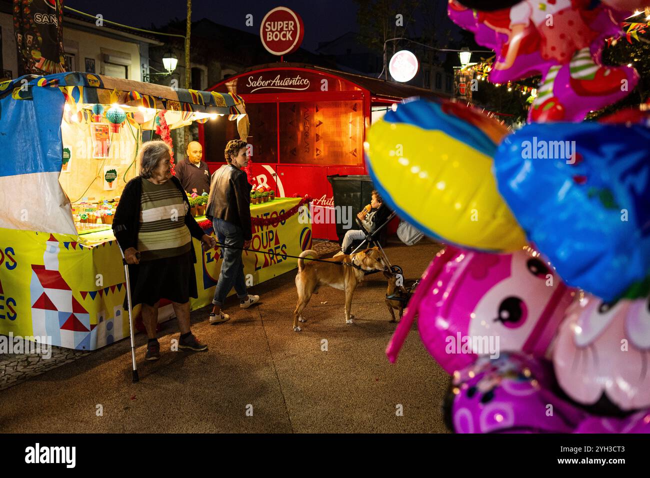 Lisbona, Portogallo - 07 giugno 2024 : Festa dei Santi popolari Foto Stock