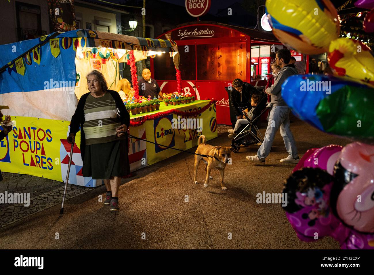 Lisbona, Portogallo - 07 giugno 2024 : Festa dei Santi popolari Foto Stock