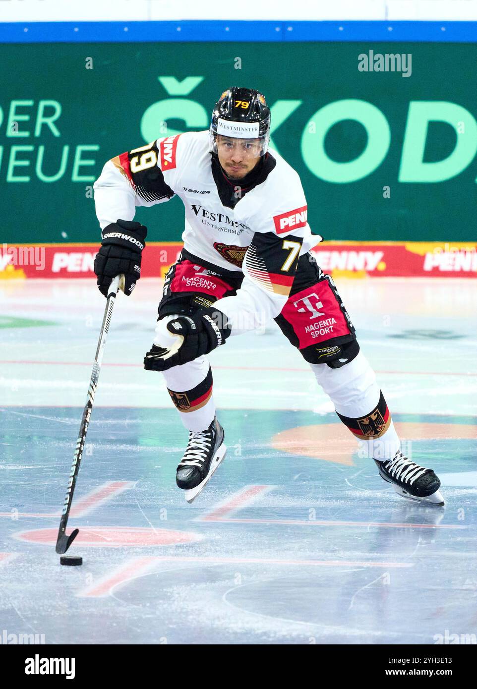 Colin Ugbekile Nr.79 di Germania all'incontro GERMANIA, Danimarca. , . Stagione 2024/2025. Fotografo: ddp Images/STAR-Images credito: ddp media GmbH/Alamy Live News Foto Stock