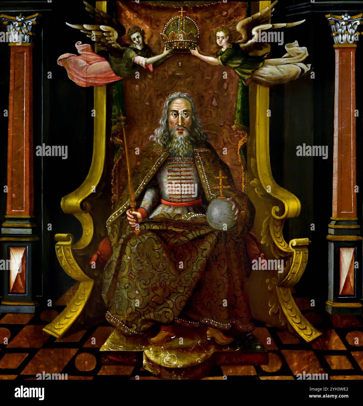 Italiano, Italia, Francia, francese, Spagna, spagnolo, Paesi Bassi, olandese, belga, Belgio, fiammingo, tedesco, Germania, ( Museo di Belle Arti di Budapest ) Foto Stock