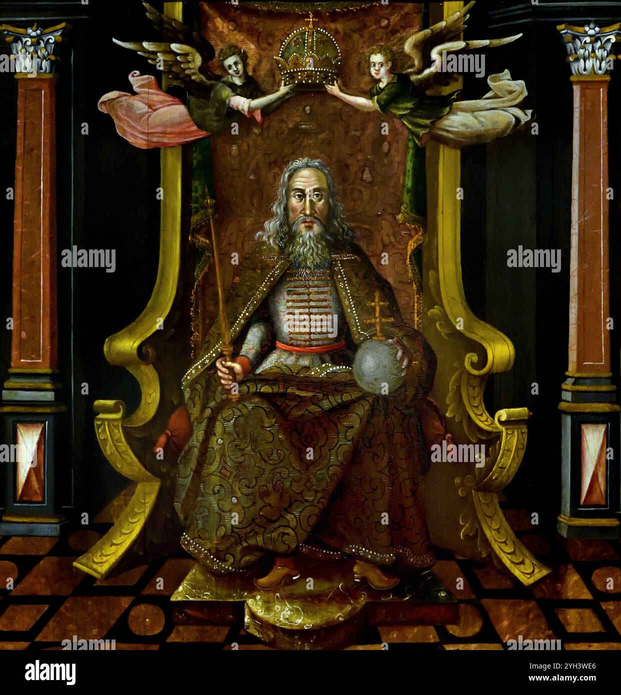 Italiano, Italia, Francia, francese, Spagna, spagnolo, Paesi Bassi, olandese, belga, Belgio, fiammingo, tedesco, Germania, ( Museo di Belle Arti di Budapest ) Foto Stock