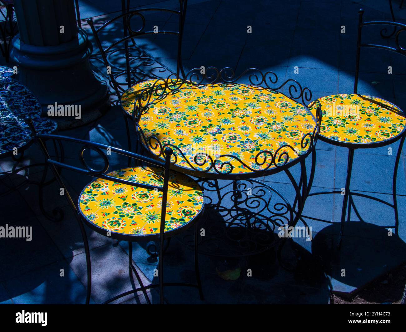 Design colorato saturo Foto Stock