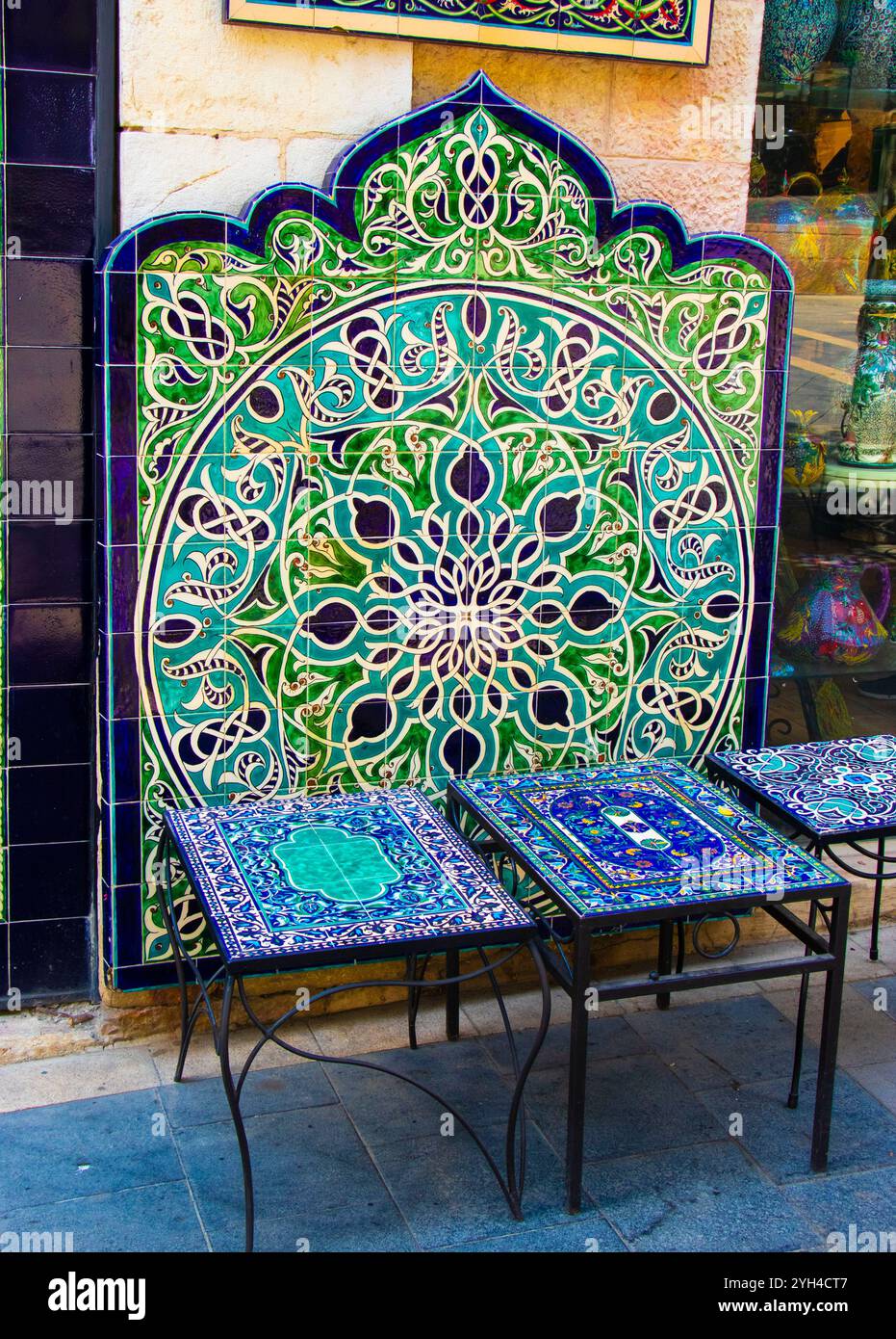 Arte ceramica in stile armeno di Gerusalemme Foto Stock