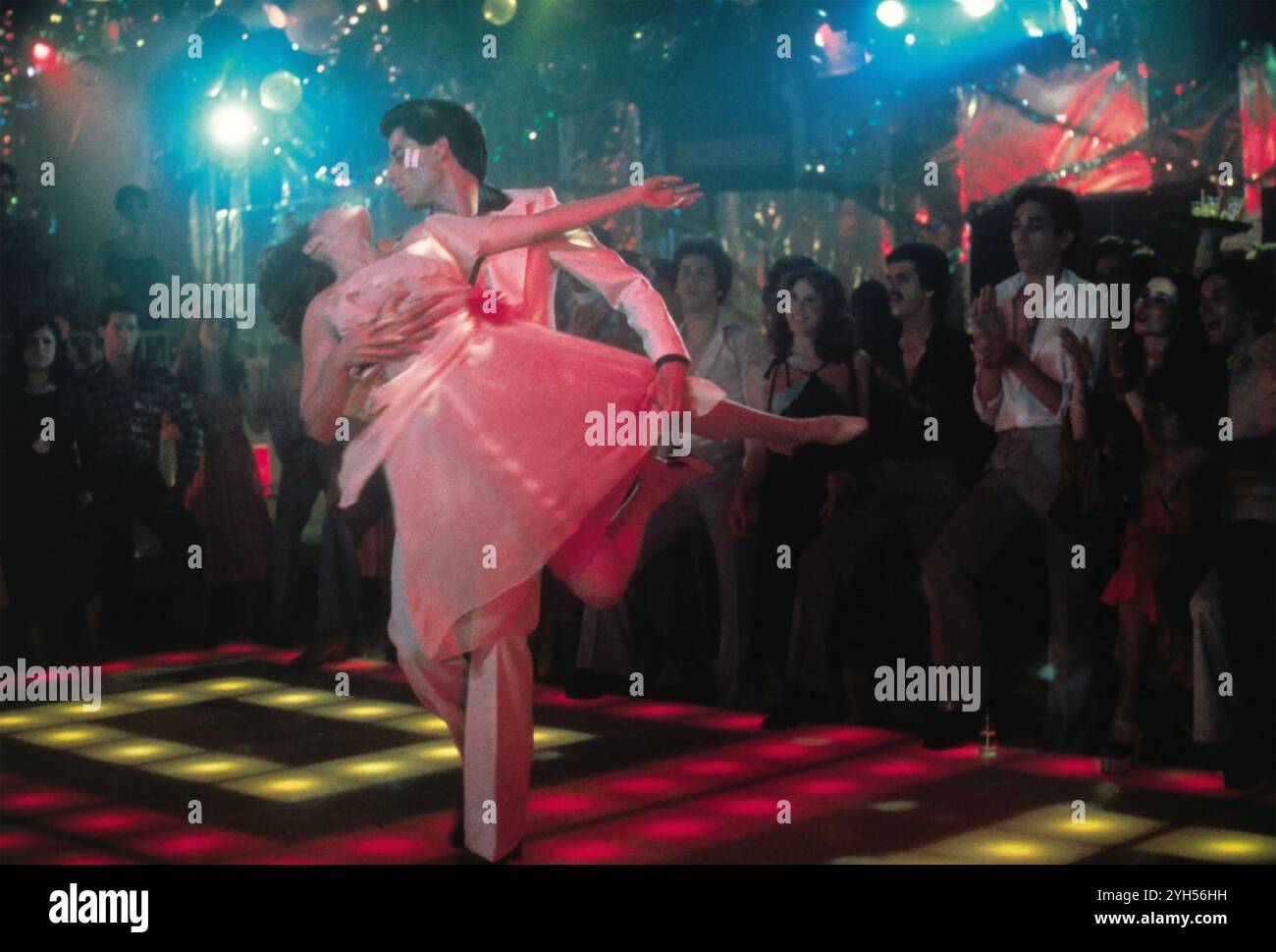 SABATO SERA FEBBRE 1977 Paramount Pictures film con John Travolta e Karen Gorney Foto Stock