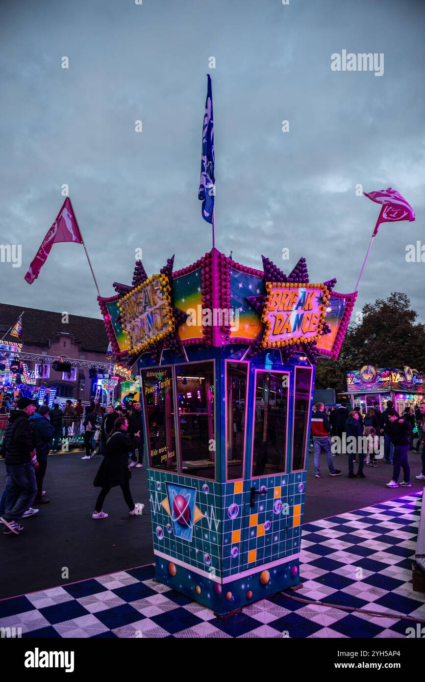 Parco divertimenti di Basler Herbstmesse Foto Stock