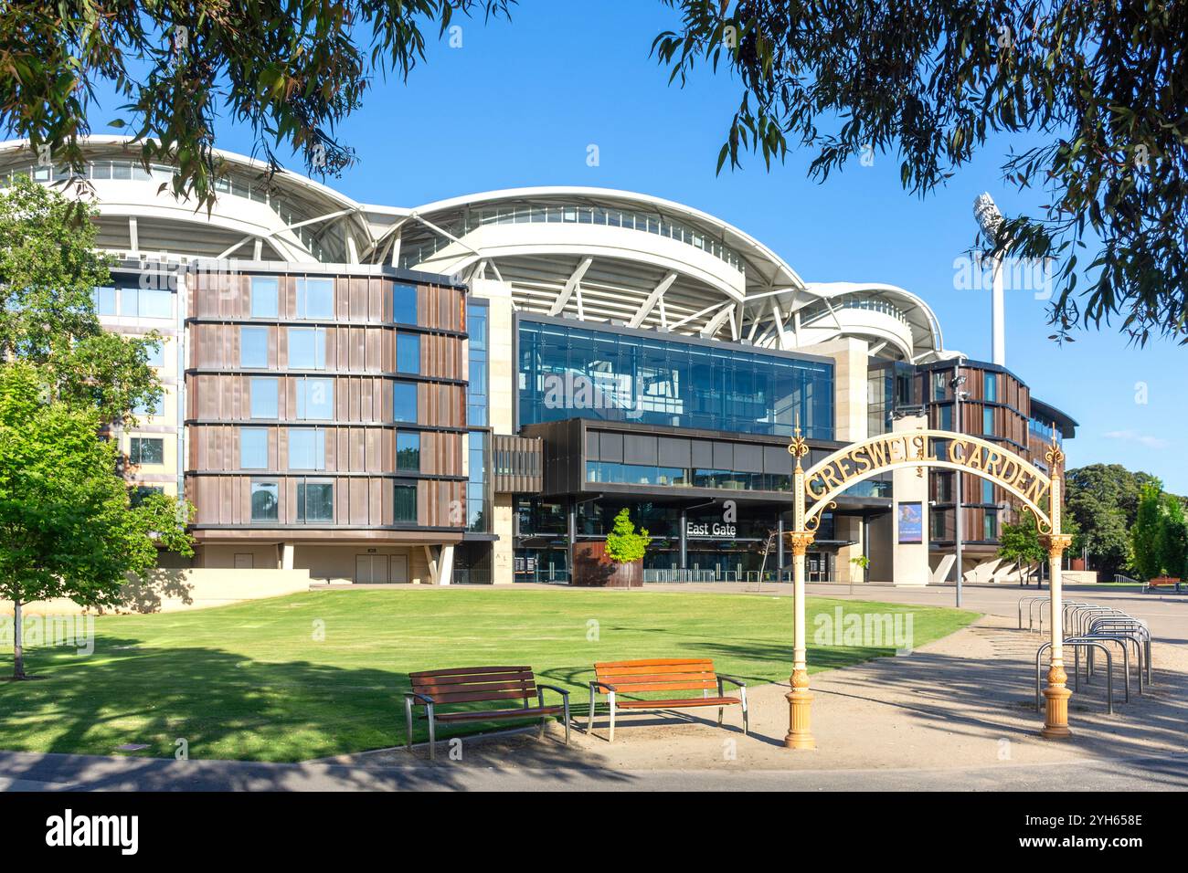 East Gate, Adelaide Oval, War Memorial Drive, Adelaide, Australia meridionale, Australia Foto Stock