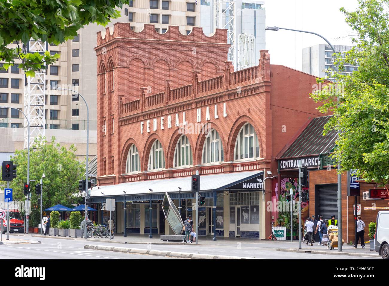 Federal Hall, Adelaide Central Market, Grote Street, Adelaide, Australia meridionale, Australia Foto Stock