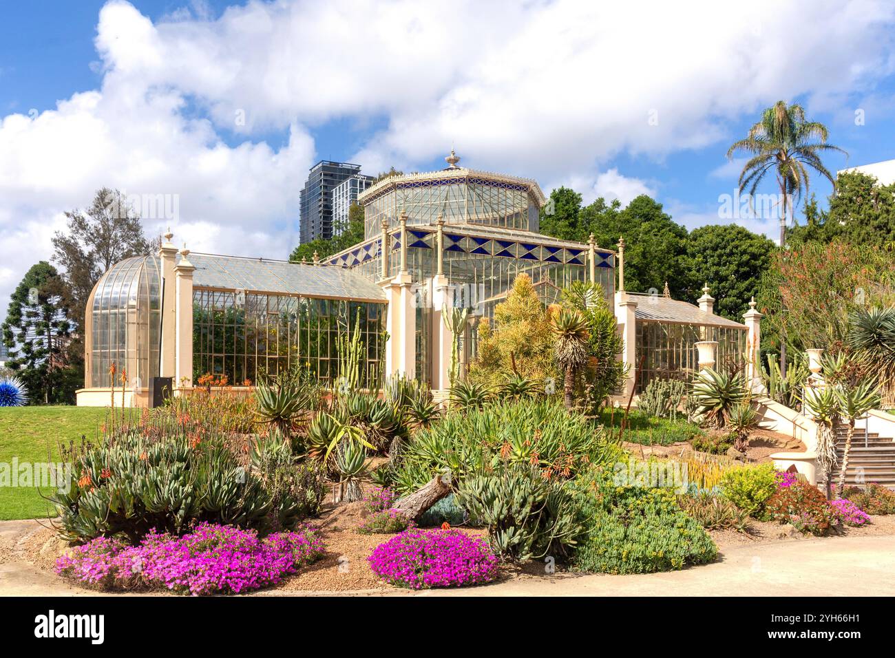 Palm House, Adelaide Botanic Garden, North Terrace, Adelaide, Australia meridionale, Australia Foto Stock