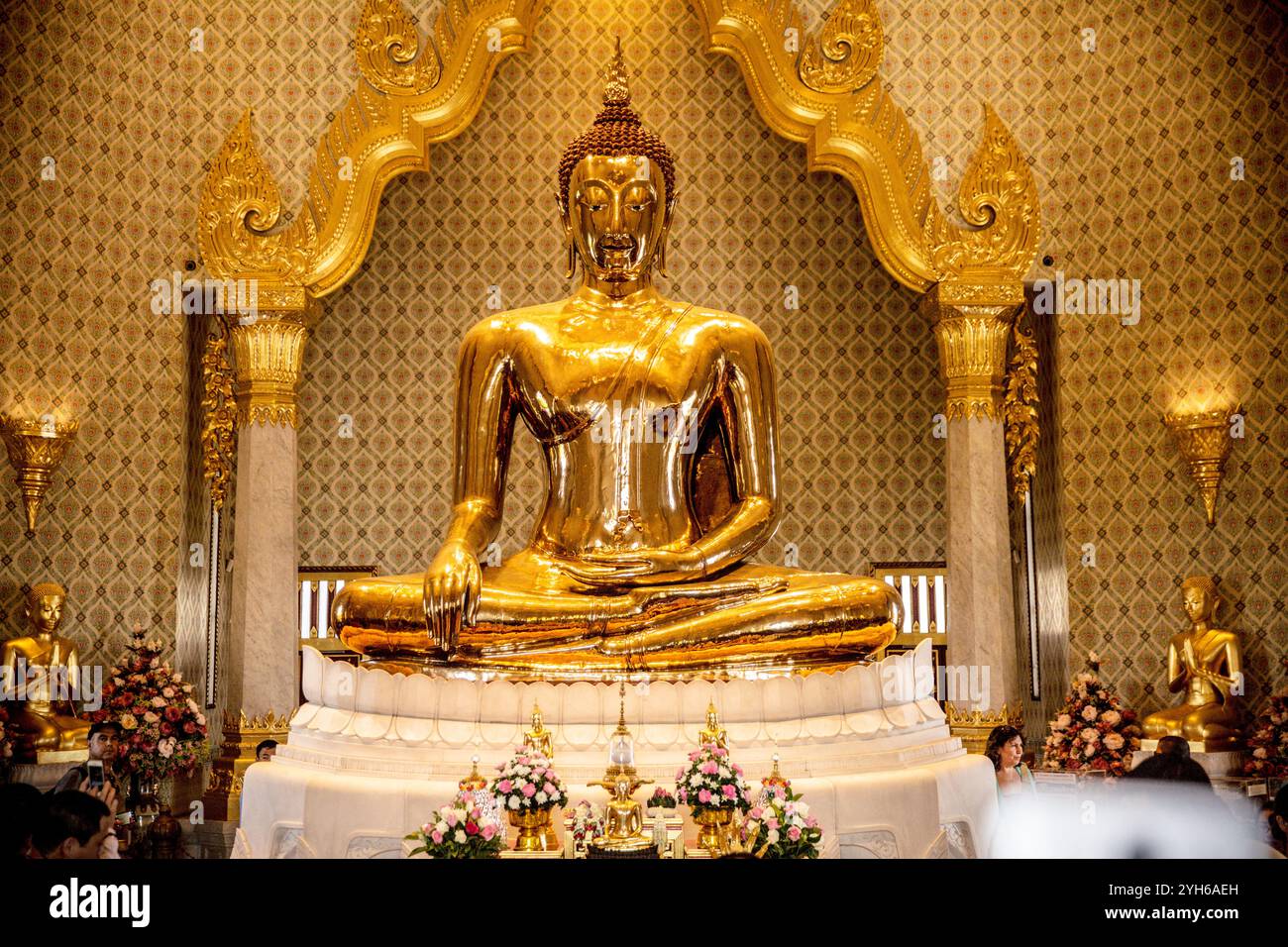 Wat Trai MIT Witthayaram Worawihan Foto Stock