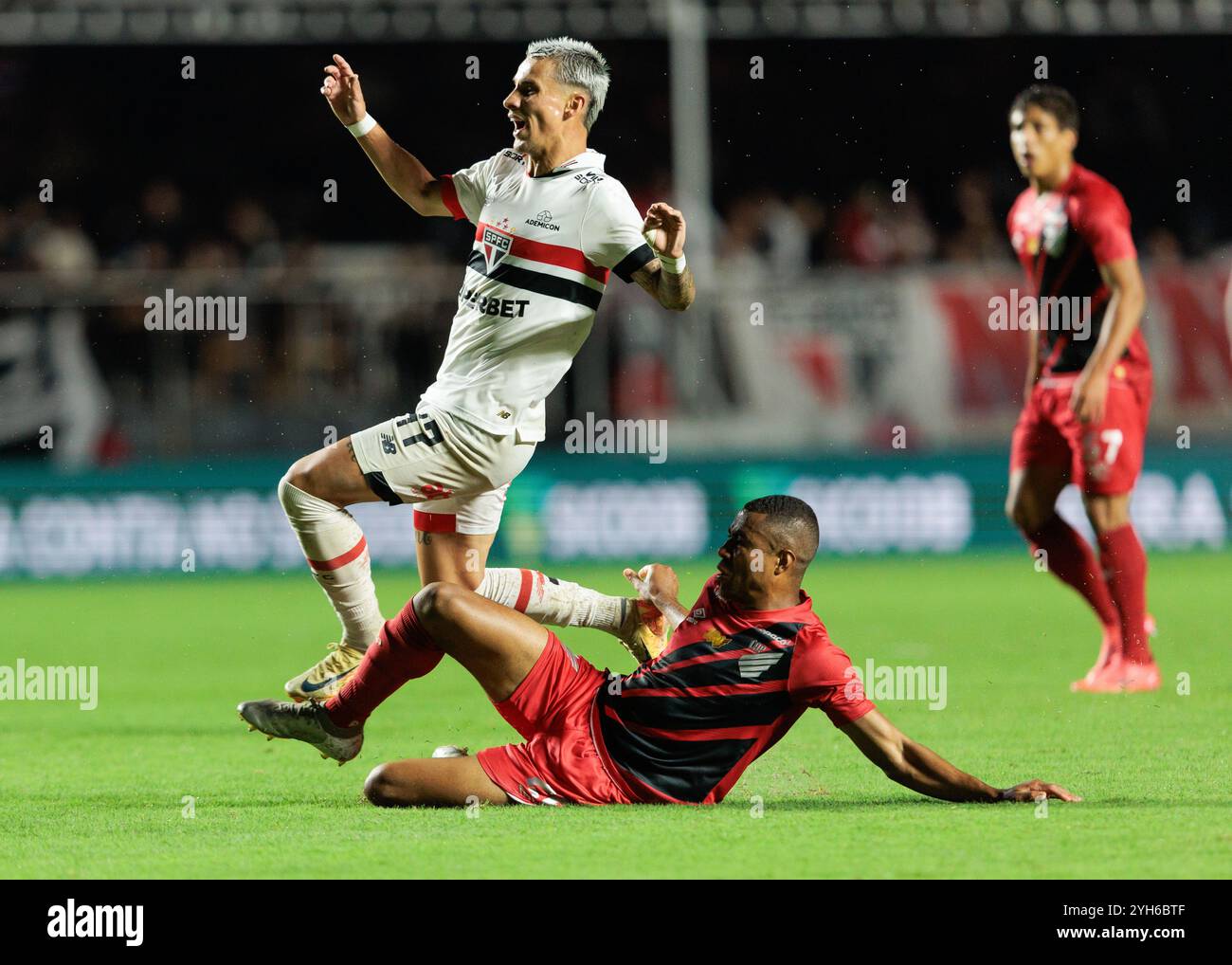 San Paolo, Brasile. 9 novembre 2024. Calcio - Campionato brasiliano - São Paolo V Atlético Paranaense - Stadio Morumbi. Ferreira di São Paolo durante la partita. Crediti: Vilmar Bannach/Alamy Live News Foto Stock