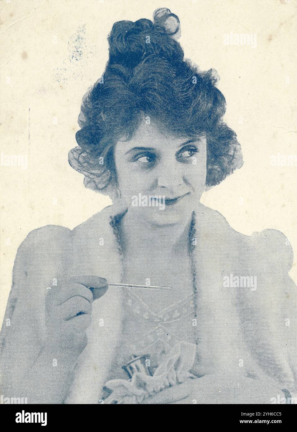 Billie Burke, attrice. Un'immagine teatrale vintage dell'attrice Billie Burke. Foto Stock
